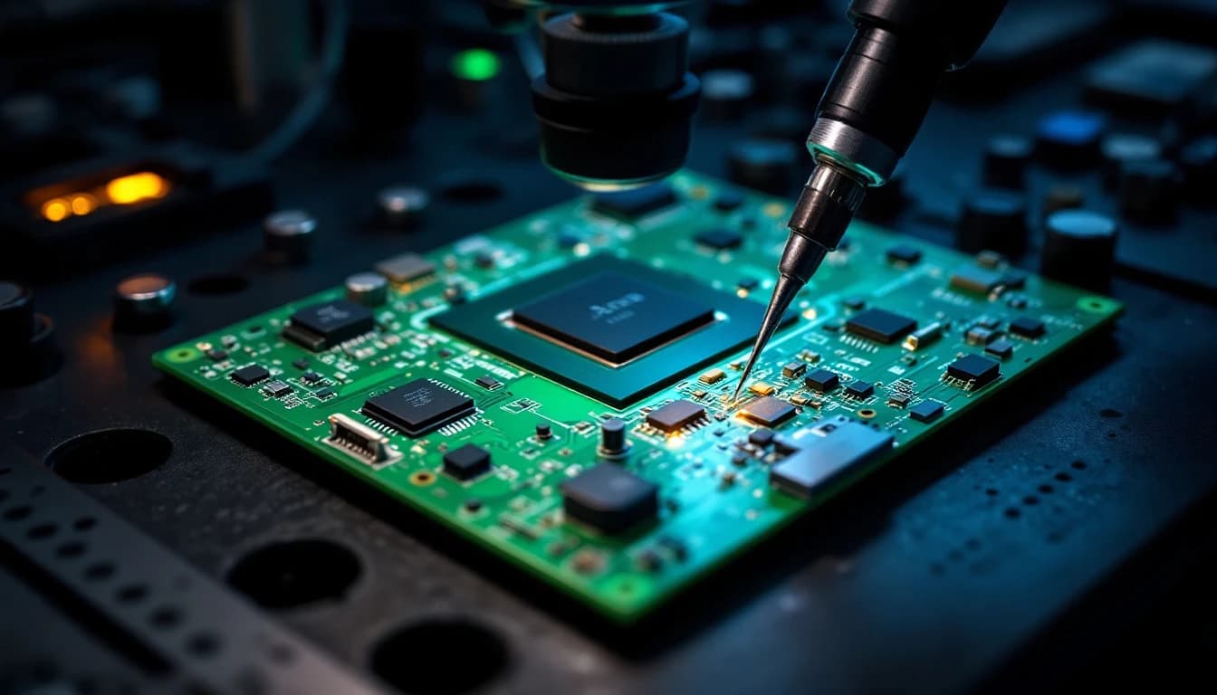 FANUC Board Repair (A16B / A20B) on the repair bench